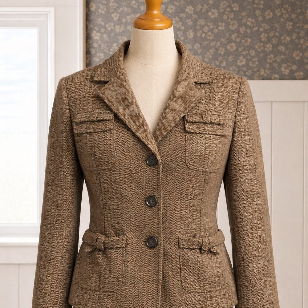 Cabi Herringbone Blazer
